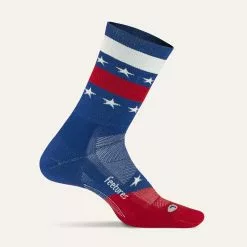 Feetures Features USA 2022 Elite Lite Mini Crew Socks - FEET-E90564