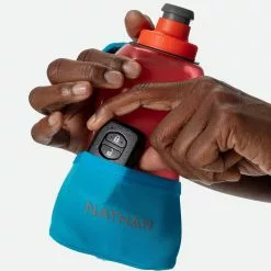 Nathan QuickSqueeze Lite 18 Oz Handheld Bottle - NS40120-60021 11 Nathan QuickSqueeze Lite 18 Oz Handheld Bottle - NS40120-60021 -Accessories Store Online NS40120 60021 18oz QuickSqueezeLite18 onBody 3