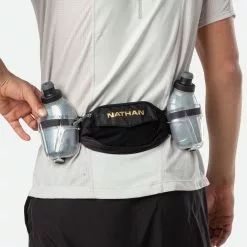 Nathan TrailMix Plus Insulated Hydration Belt - NS4643-00108 10 Nathan TrailMix Plus Insulated Hydration Belt - NS4643-00108 -Accessories Store Online NS4643 00108 TrailMixPlusInsulated onBody 4