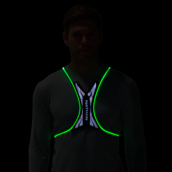 Nathan Hypernight Laser Light Vest - NS60240-00001 -Accessories Store Online NS60240 00001 HypernightLaserLightVest onBody 9