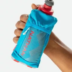 Nathan QuickSqueeze 12 Oz. Insulated Handheld Bottle - NS70300-60021 -Accessories Store Online NS70300 60021 QuickSqueezeIns12oz onBody 1