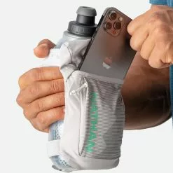 Nathan QuickSqueeze 18oz Insulated Handheld Bottle - NS70340-60064 -Accessories Store Online NS70340 60064 QuickSqueezeIns18oz onBody 4